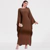 Fashionable and Elegant Women's Bat-sleeve Round-neck Dress
