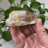 Natural Quartz Clarity Crystal Hand Sculpted Skull Handcrafted Crystal Reiki Healing Gem Statue Halloween Gift