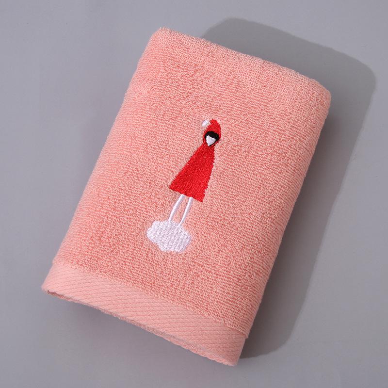 

Полотенца из 100% хлопка с вышивкой - 35x75, Очень толстые, Мягкие и впитывающие, Идеальны для свадебных подарков 35*75cm