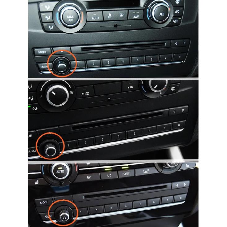 Car Dashboard Multimedia CD Player Radio Audio Volume Rotary Switch Button Knob For BMW X3 X4 F25 F26 2011-2018 61319208591