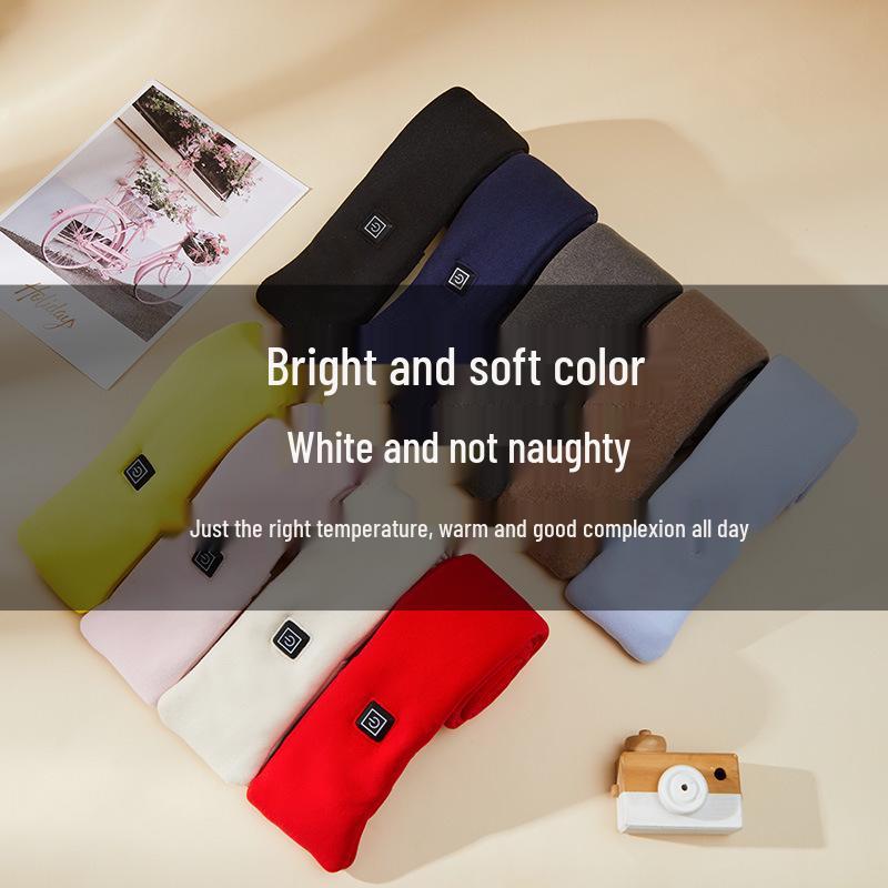 Electric Heated Neck Warmer Scarf: Smart Charging, Unisex, Shoulder Protector & Hot Compress for Winter Comfort