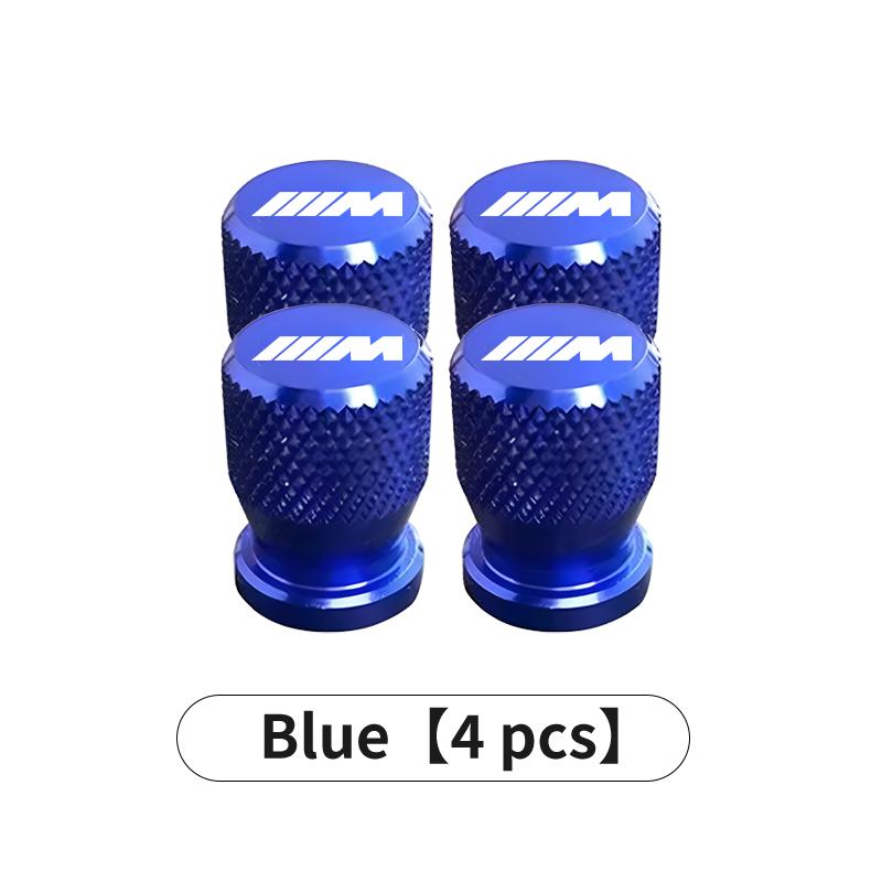 For BMW Car Tire Valve Checkered Metal Narrow Mouthpiece Style Cap Accessory X2 X3 X4 X5 X6 X7 G20 G30 6GT E46 E90 E60 F10 E39