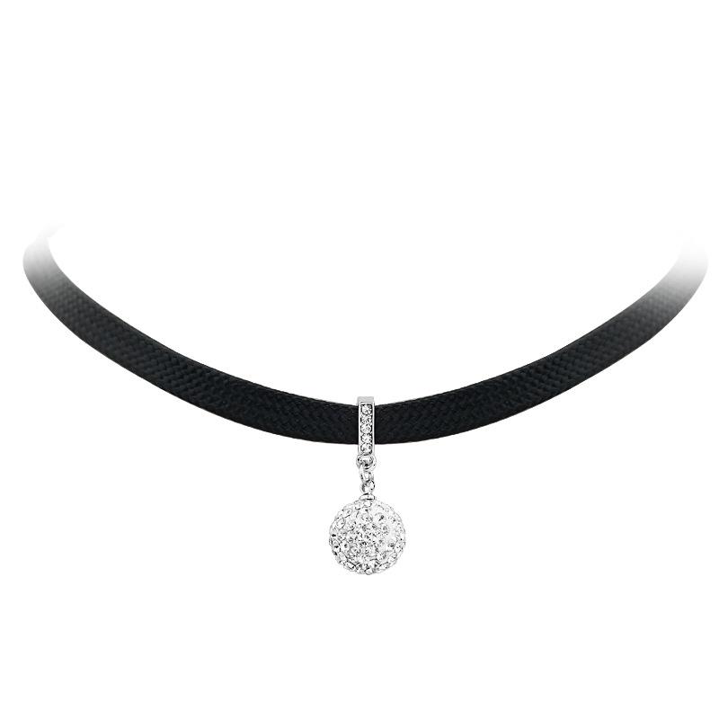 Choker, šperk na krk, řetízek na krk, krátký řetízek na klíční kost, náhrdelník, jednoduchá korejská verze pro ženy, univerzální límec, řemínek na krk.