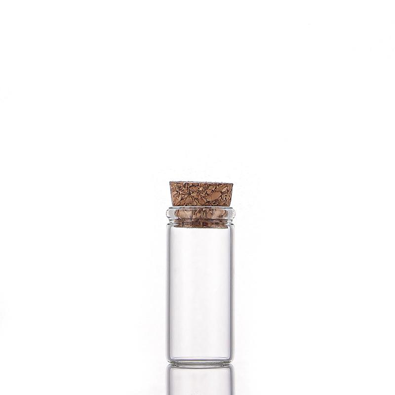 Cork-Sealed 16mm Glass Test Tube Bottle for Agarwood and Miniature Landscapes