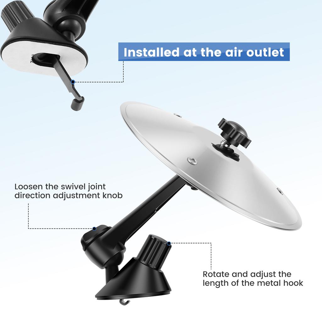 Mini Car Crash Cymbal Fun Hand-shooting Car Air Vent Drum Cymbal Universal Auto Interior Accessories for Vehicles Music Lovers