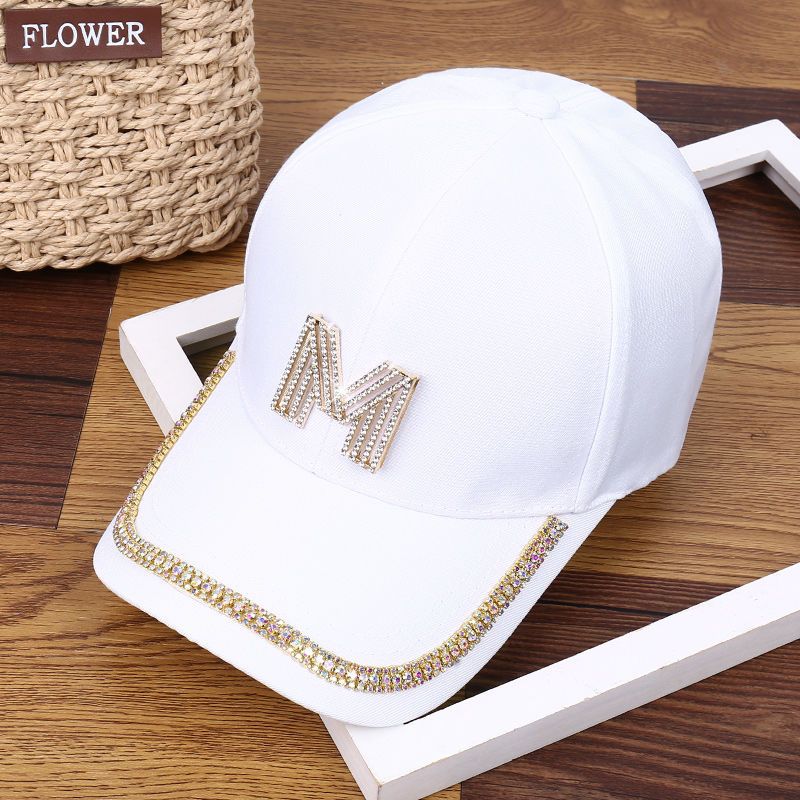 Women Hats Baseball Cap Hats for Women Fashion Outdoor Sport Baseball Cap D Letter Rhinestone Sun Hat Designer Hat Hip Hop