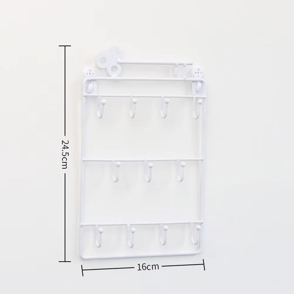 Iron Jacket Hat Storage Rack Modern Style Storage Hook  For Entryway Kitchen Office Decor