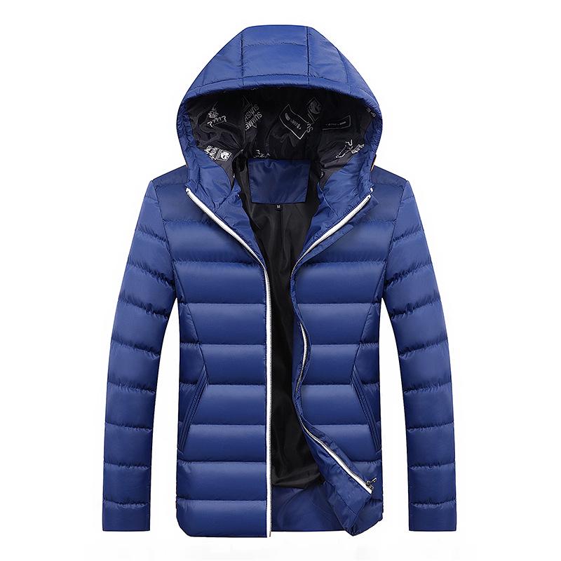 NEW Men's Slim Fit Parka Winter Hooded Puffer Jacket Quilted Cotton Coat Bubble NEW Men's Slim Fit Parka Winter Hooded Puffer Jacket Quilted Cotton Coat Bubble