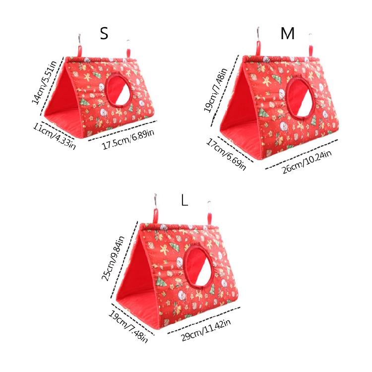 Bird Hammock Winter Warm House Happy Snuggle Hut Hanging Tent for Hamsters
