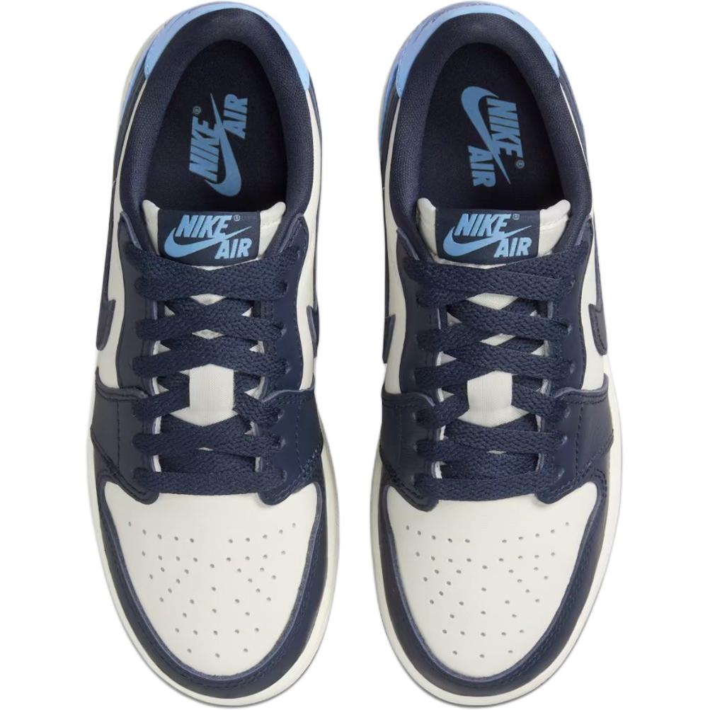 Air Jordan 1 Retro Low OG GS Obsidian UNC Kids Sneakers Blue University-Blue Sail CZ0858-400