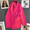 Women's Casual Solid Color Three-quarter Sleeve Pocket Shirt  Jacket