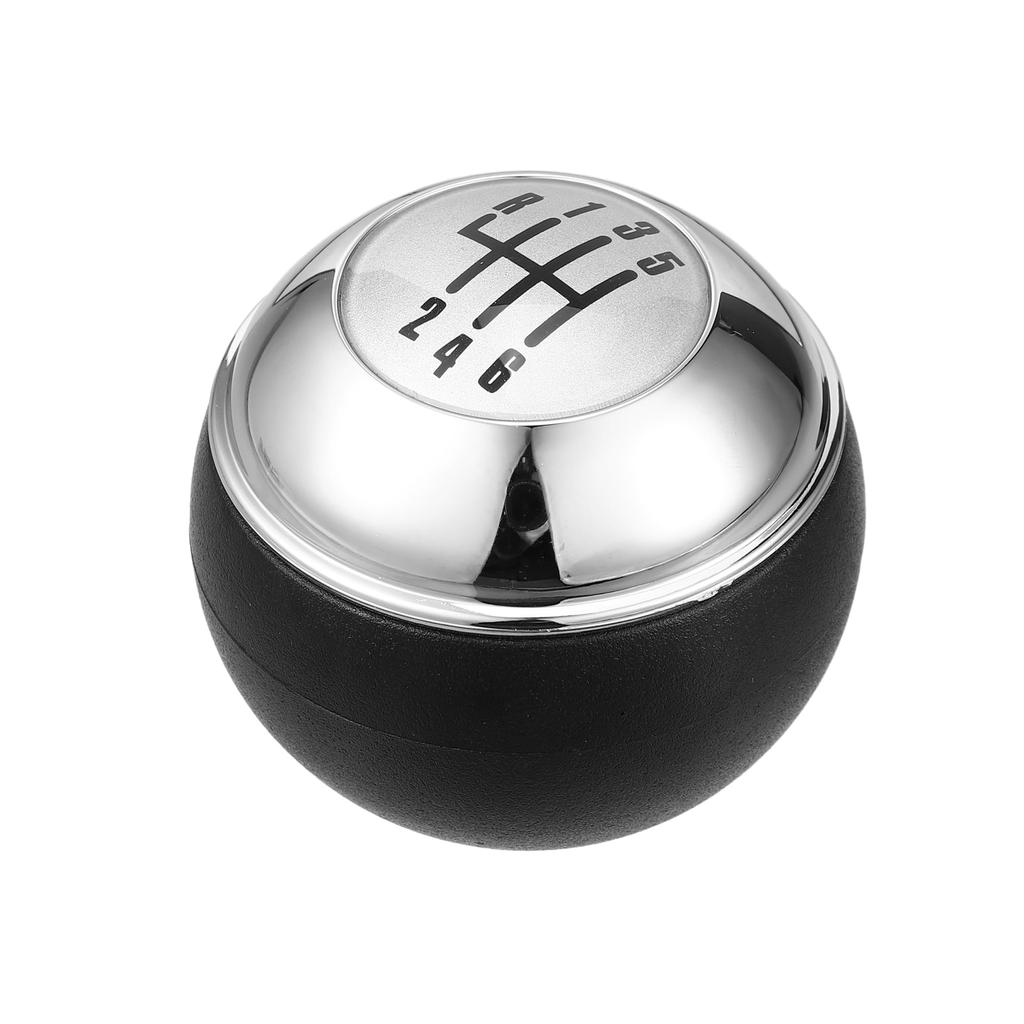 VekAuto Mini R50 R53 2000-2006 6-Speed Manual Gear Shift Knob for Mini Cabrio R52 2002-2008 Durable Plastic Black Silver Tone