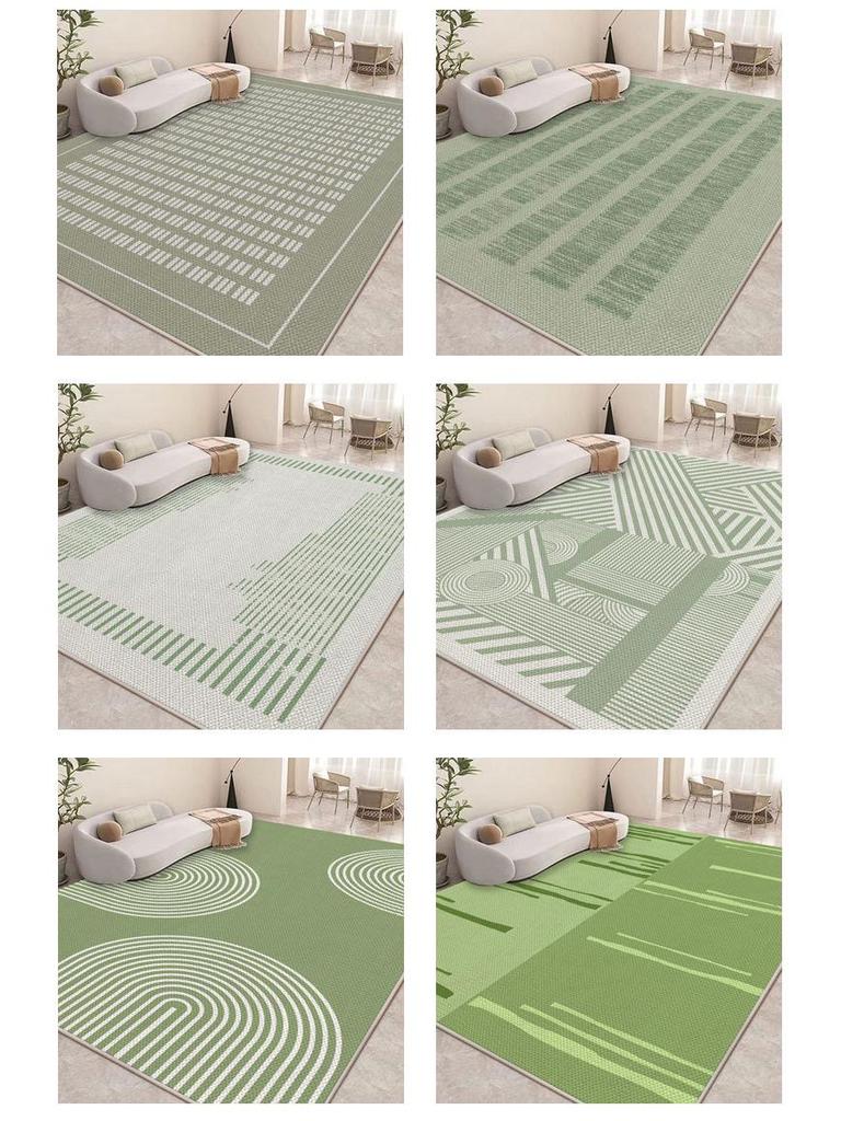 Oddychający dywan z lodowego jedwabiu: Nowoczesny dywan do salonu/sypialni, pochłaniający pot i stylowy na sofy i stoliki kawowe