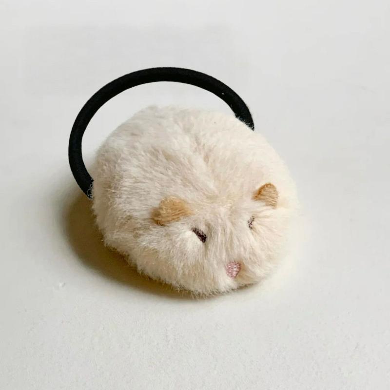 Furry Cartoon Hamster Hair Clip Cute 1 Pcs Soft Portable Hair Accessory for Women Birthday Surprise Gift Idea
