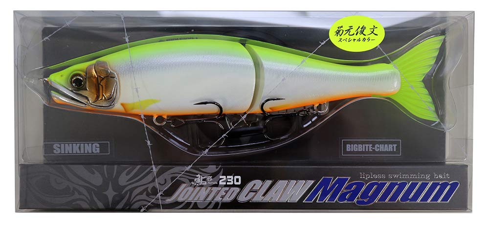 

GAN CRAFT Ayuja Jointed Claw Magnum 230 S Big Bite #K-03 Воблер, Chart.