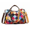 Random Checkered Leather Rivet Bag for Women  Multifunctional Crossbody Shoulder Bag