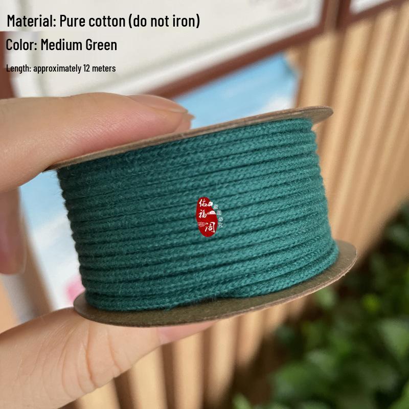 2022 Popular Hand-woven Pure Cotton Colored Core Pendant Rope