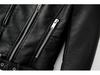 Women's Autumn/Winter PU Leather Motorcycle Jacket – Korean Style Slim Fit Short Coat