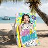 Beach Towel with Soy Luna Pattern - soft,absorbent,machine washable Lightweight&Modern,swimming,Travel Essentials