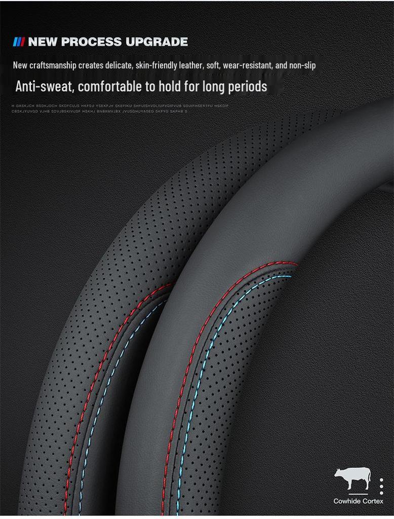 Nissan Steering Wheel Cover for Sylphy, Teana, Tiida, Kicks, X-Trail, Qashqai, Bluebird