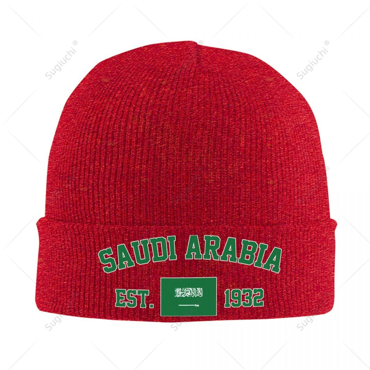 Unisex Saudi Arabia EST Knitted Hat For Unisex Women Boys Winter Autumn Beanie Cap Warm Bonnet One Size