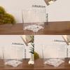 Square Transparent Acrylic Flower Pots Breathable Bonsai Plant Pot Desktop Decoration For Garden Yard Living Room Balcony