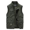 Gidenpu Men's Multi-Pocket Outdoor Vest – Sleeveless Jacket for Photography, Fishing, and Casual Wear. Suitable for Spring, Summer, and Autumn.