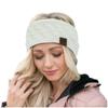Women Fashion Keep Warm Knitting Headband Handmade  Sport Hairband