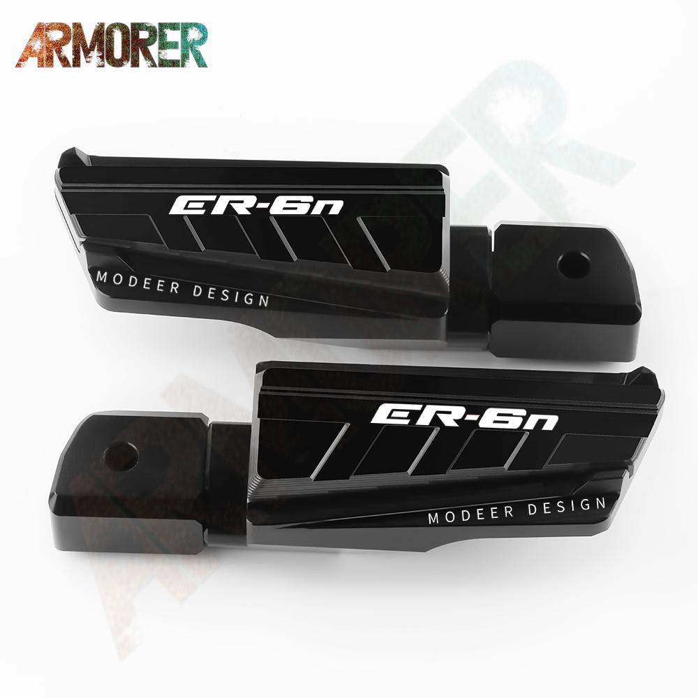 Motorcycle Accessories  For KAWASAKI ER6n ER6f ER 6n 6f ER-6n ER-6f 2006-2022 Rear Passenger Foot Peg