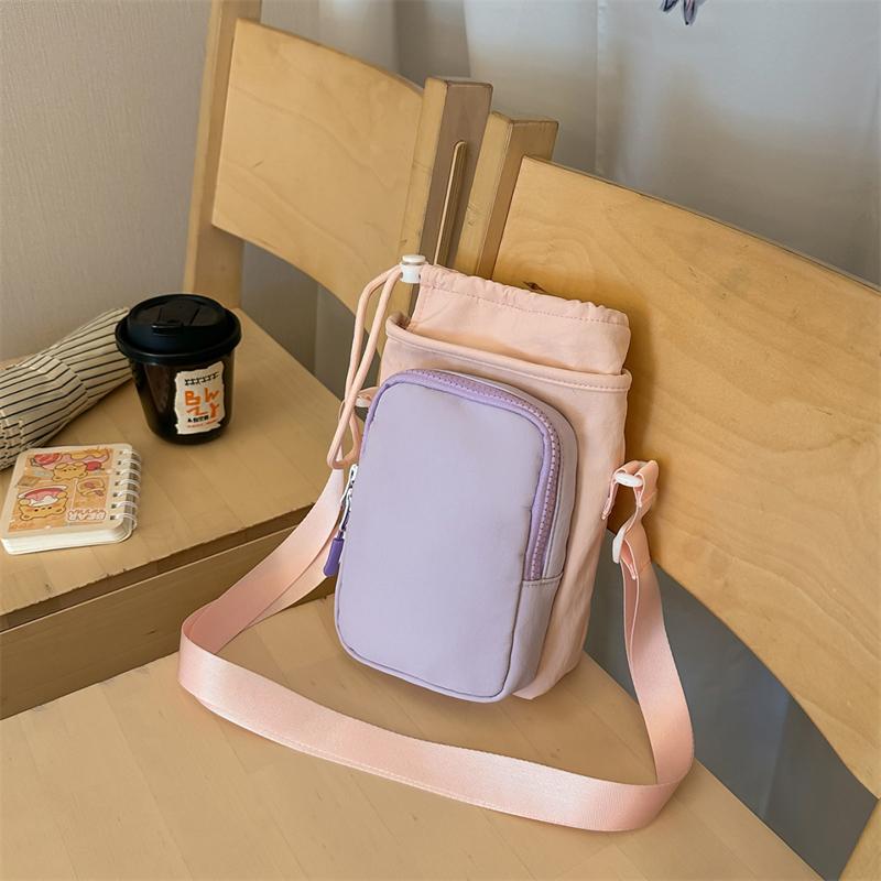 Contrast Color Small Bag Women's Commuter Crossbody Bag Outdoor Sports Shoulder Bag