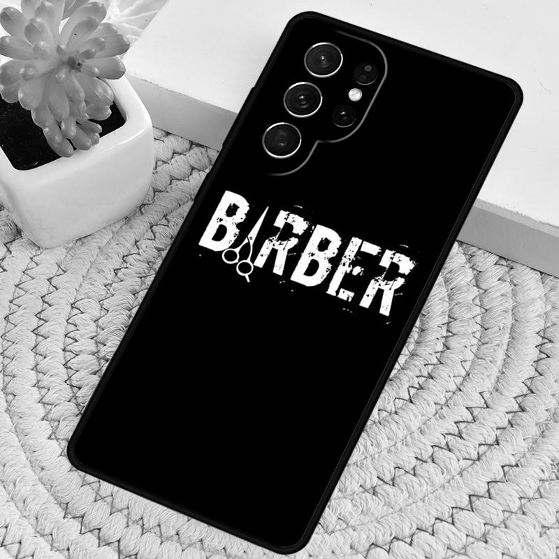 Barber Stripes Scissors Phone Case for Samsung Galaxy Note 10 Pro S26 Ultra S23 S24 FE S25 S21 S22 PLUS Shockproof Cove