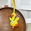 Handmade DIY Cute Duck Pendant Keychain Bag Gas Car Couple