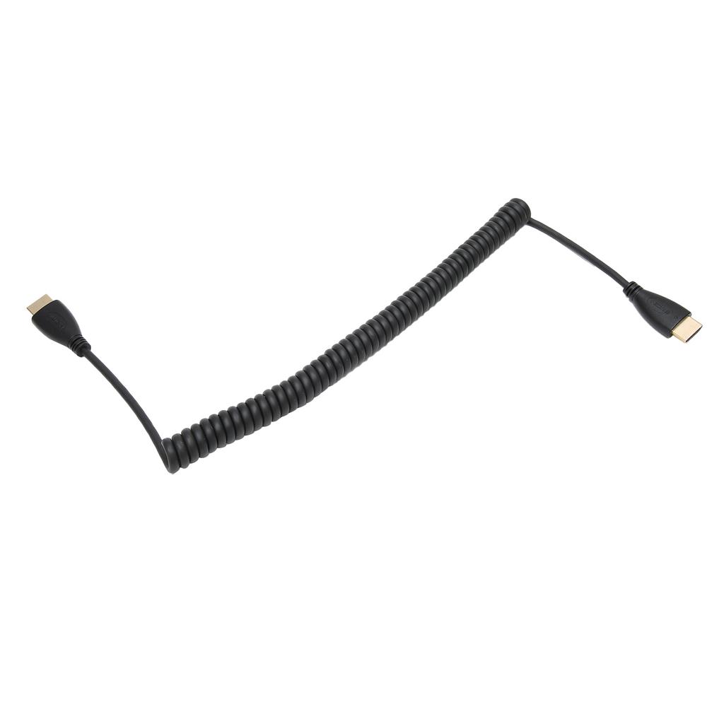 High Definition Multimedia Interface Extension Cable A Male to A Male Spring Wire 1meter