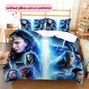 Justice League Comics Bedding Set Duvet Cover Pillowcase No Filler, Soft Home Bedroom Decor, Perfect Gift for Fans.chl