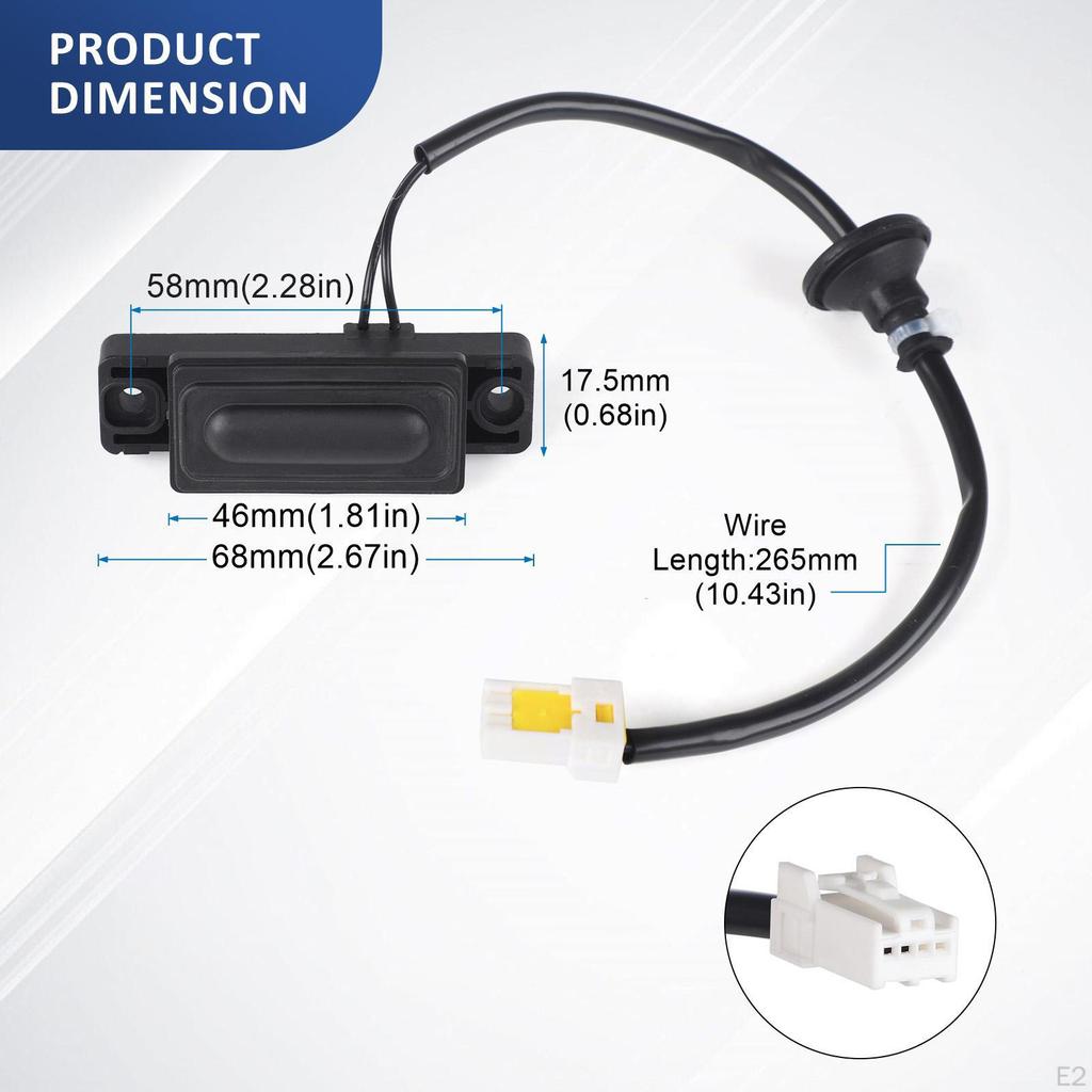 Car Tailgate Boot Handle 37178-79J00 Easy To Install Professional Trunk Switch Direct Replaces