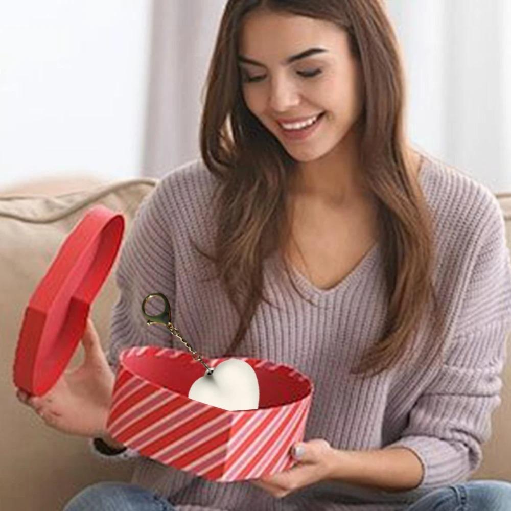 Touch Sensitive Backpack Flood Light Lightweight Heart Shape Bag Lamp Xmas Gifts