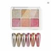Aurora Silver Chameleon Mirror Eyeshadow Glitter Powder
