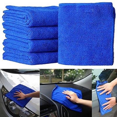 5Pcs 30  *30Cm Microfiber Small Square Car Cleaning Towel