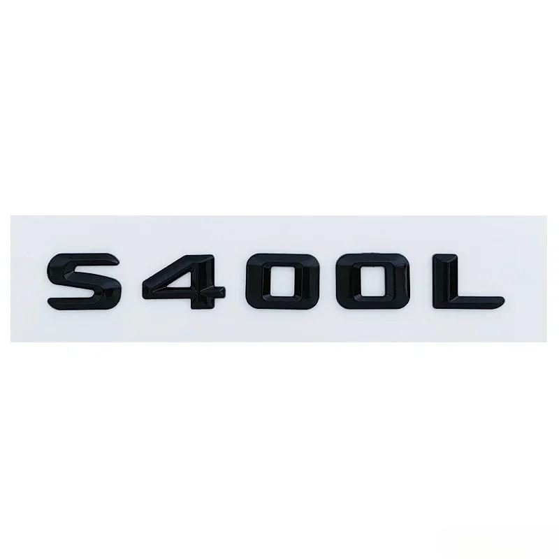 ABS Car Rear Trunk Emblem Sticker Letter Decal for Mercedes Benz C63 A45 E320L E350L S400L A220L ML350 GLS450 CLA260 Accessories
