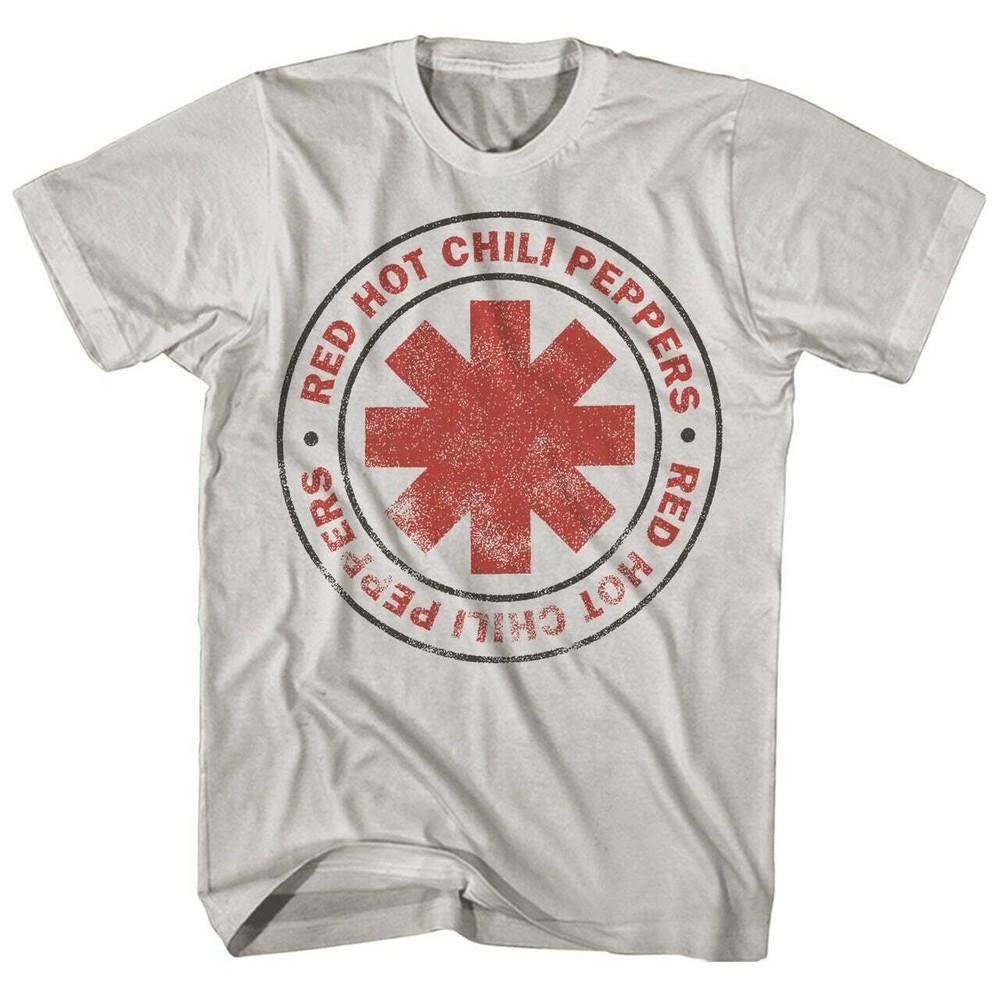 

Red Hot Chili Peppers Distressed Logo Mens Rock N Roll SPORT GRAY CG559 Unisex T-Shirt S