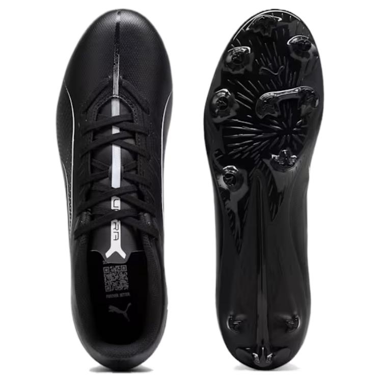 Puma Ultra Play 5 FG AG Eclipse Pack Men Sneakers Black White 107689-02