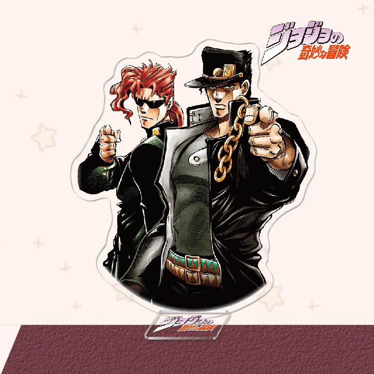 JoJo's Bizarre Adventure Animation Comics Peripheral Toys JOJO Dio Acrylic Stand-Up Sign Anime Action Figure Model Collection