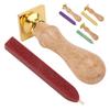 Wax Seal Exquisite Pattern Removable  Widely Application Wax Stamp Kit for Sealing Decoration