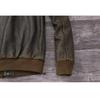 Chinese Size Classic Military A2 Air Force Leather Flight Jackets Vintage Stonewashed Cow Leather Jacket Men Soft Cowhide Mens Coat