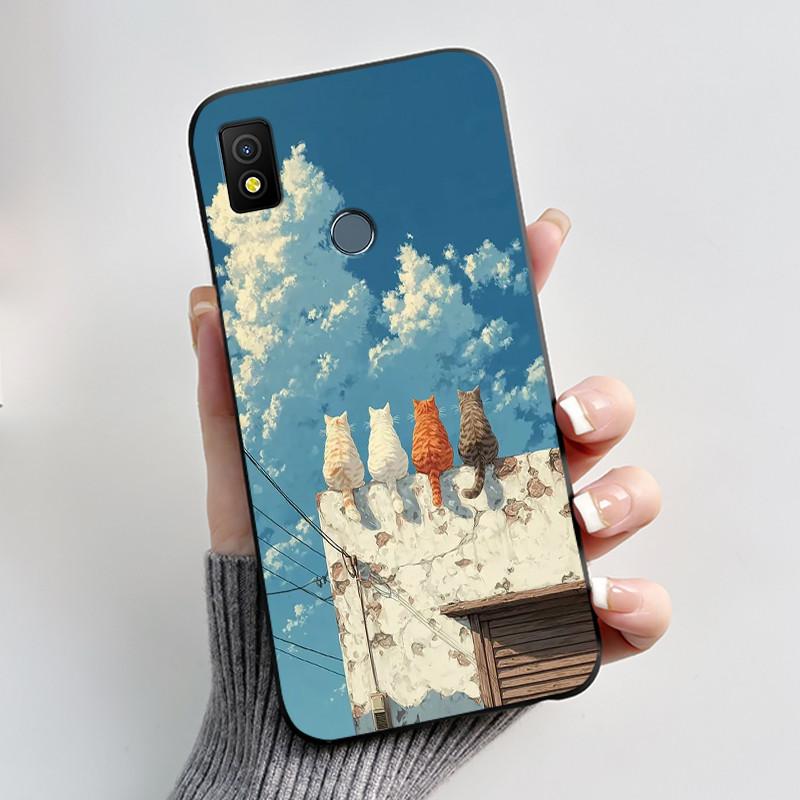 Casing For Cricket Icon 4 Icon 5 Phone Case Luxury Cute Cool Boys Girls Black TPU Soft silicone Back Cover For Icon4 Icon5 Shell