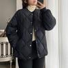 Winter New Korean Chic Short Warm Clothes Women Fashion Lingge Down Cotton Jacket Casual High Street Loose Design Jackets Female