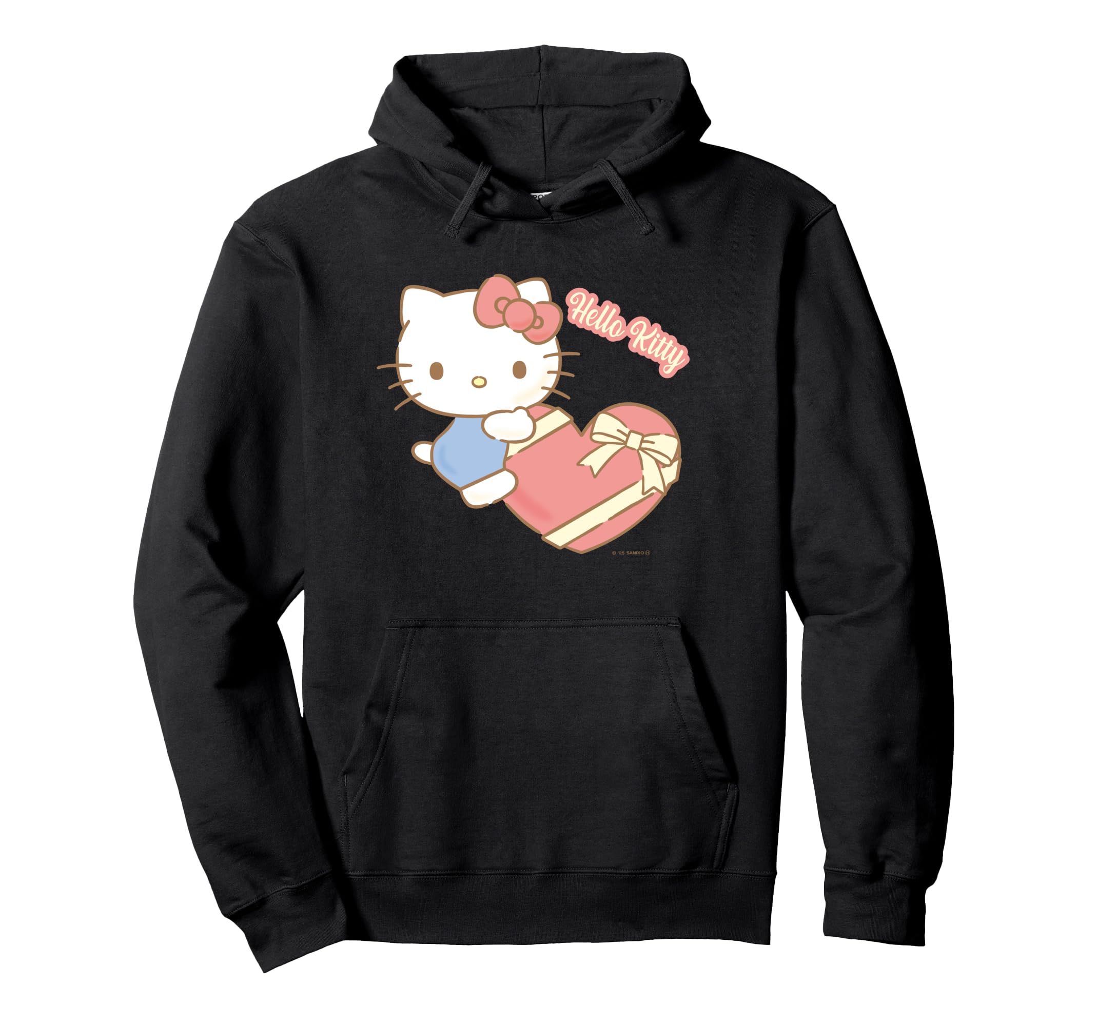 

Худи День Hello Kitty [Специально ко Дню святого Валентина] День святого Валентина чёрный