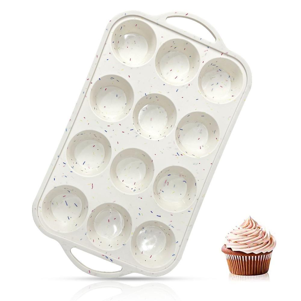 Forma do muffinek 12/24 kubków z uchwytem Taca na muffinki Wysokiej jakości forma do pieczenia babeczek Do użytku w piekarniku 12 Cups