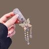 1Pcs Flower Hair Clips For Women   Pearl Tassel Bb Clips Trendy Barrettes Hair Accessories