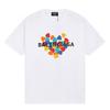 BALENCIAGA Summer New Arrival Cotton Printed Crew-Neck Short-Sleeve T-Shirt White F167